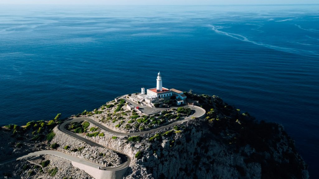 The lighthouse at Cap de Formentor above Puerto Pollensa